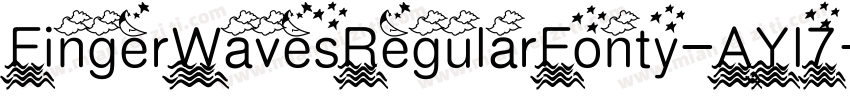 FingerWavesRegularFonty-AYl7字体转换