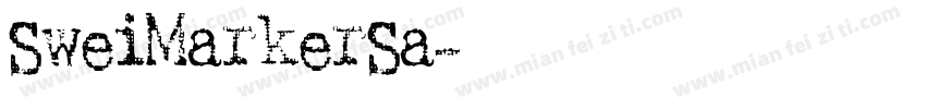 SweiMarkerSa字体转换