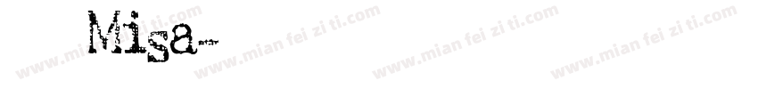 鍾慕韓Misa字体转换