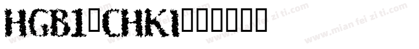 HGB1_CHKI字体转换