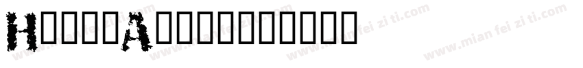 Huni_Alger字体转换