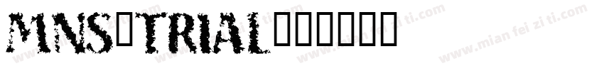 MNS_TRIAL字体转换