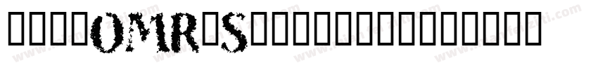 hyt_OMR_Smailtiff字体转换