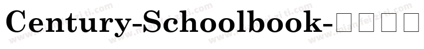 Century-Schoolbook字体转换