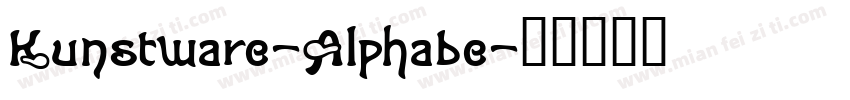 Kunstware-Alphabe字体转换
