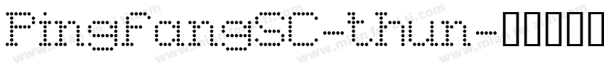 PingfangSC-thun字体转换