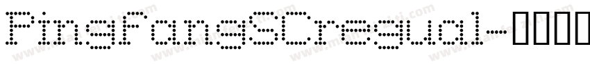 PingfangSCregual字体转换