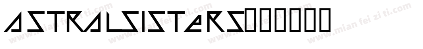 astralsisters字体转换