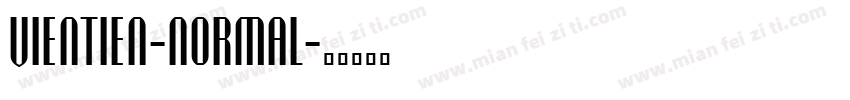Vientien-Normal字体转换