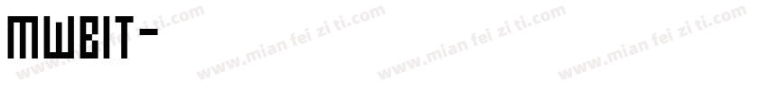 MWBIT字体转换