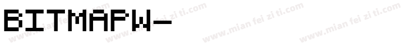 BITMAPW字体转换