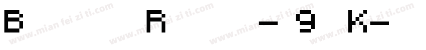 BittybiteRegular-d9ryK字体转换