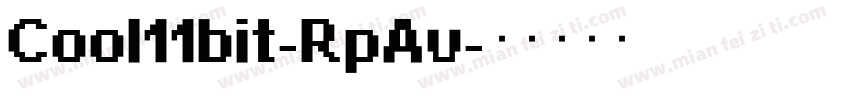 Cool11bit-RpAv字体转换