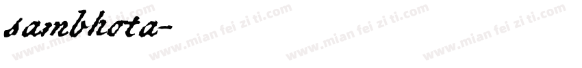 sambhota藏文字体转换