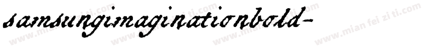 samsungimaginationbold字体转换