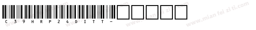 C39HrP24DITt字体转换