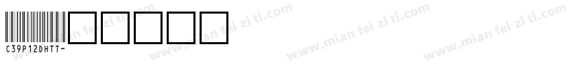 C39P12DhTt字体转换