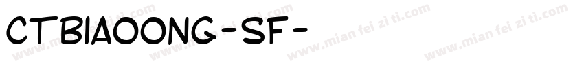 ctbiaoong-sf字体转换
