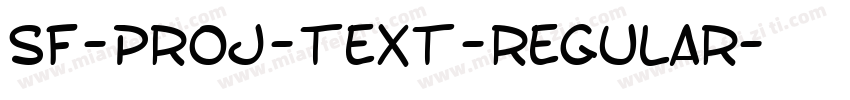 sf-proJ-text-regular字体转换