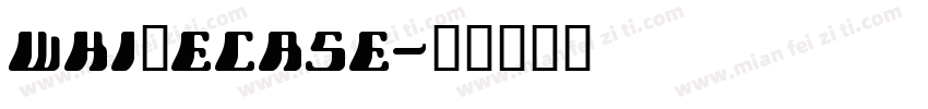 WHITECASE字体转换