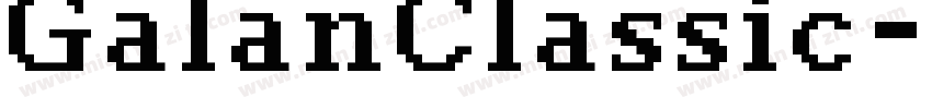 GalanClassic字体转换