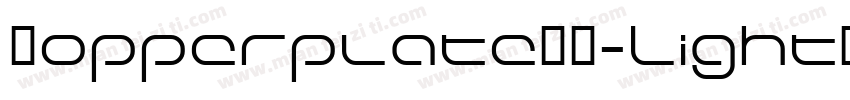 CopperplateBQ-LightExtended字体转换