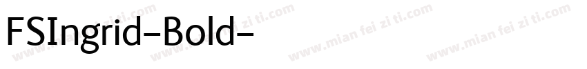 FSIngrid-Bold字体转换