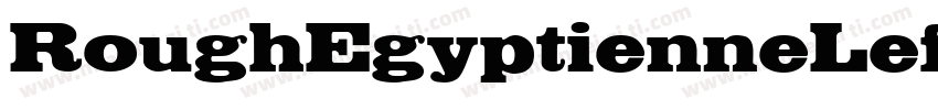 RoughEgyptienneLeftItalic字体转换