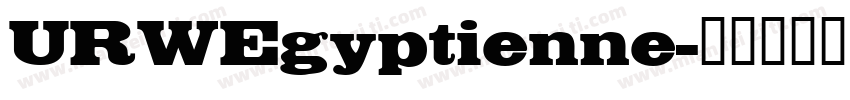 URWEgyptienne字体转换