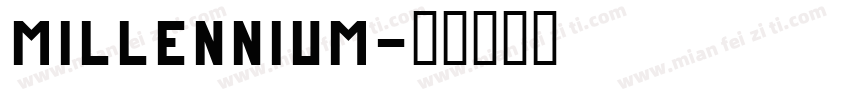 Millennium字体转换