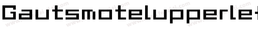 Gautsmotelupperleft-R9VM字体转换