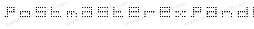 postmasterexpanded字体转换