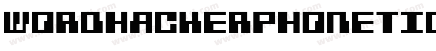 WordHackerPhonetic字体转换