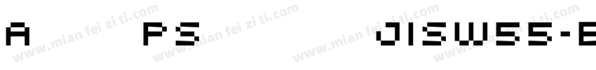 ArphicPSingeitaiJISW55-Blk字体转换
