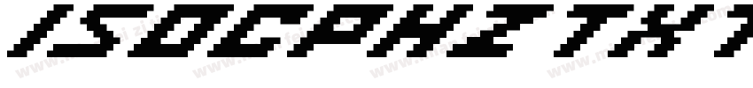 ISOCPHZTXT字体转换