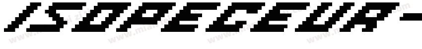 ISOPECEUR字体转换