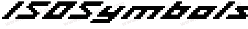 ISOSymbols-Icons字体转换