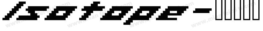 Isotope字体转换