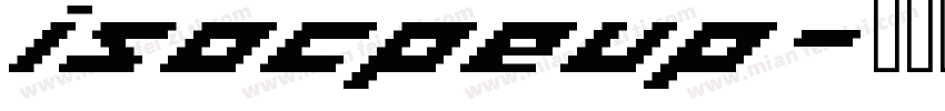 isocpeup字体转换