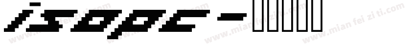 isopc字体转换