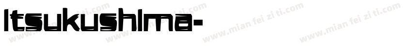 itsukushima字体转换