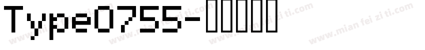 Type0755字体转换