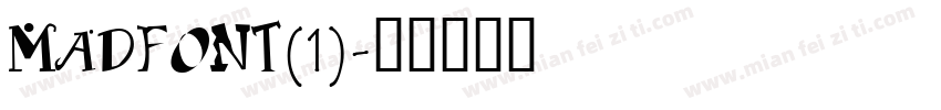 MADFONT(1)字体转换