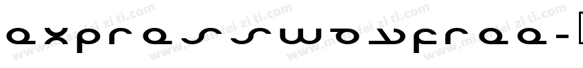 expresswayfree字体转换