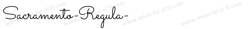 Sacramento-Regula字体转换