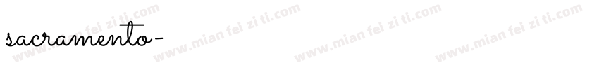 sacramento字体转换