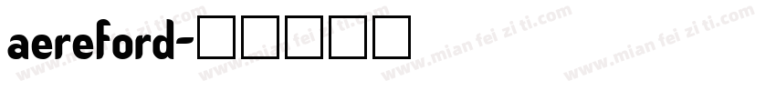 aereford字体转换