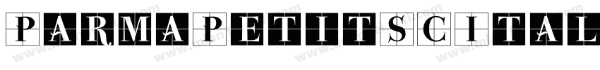 ParmaPetitSCItalic字体转换
