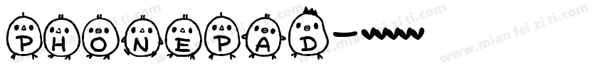 Phonepad字体转换