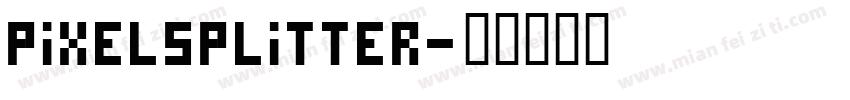 PixelSplitter字体转换